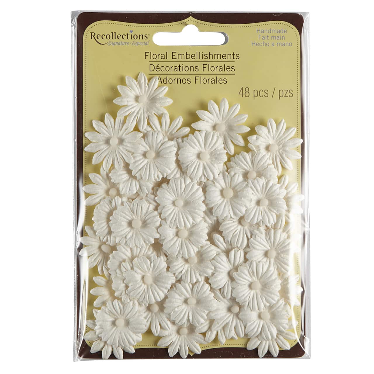 12 Packs: 48 ct. (576 total) Daisy Floral Embellishments by Recollections™